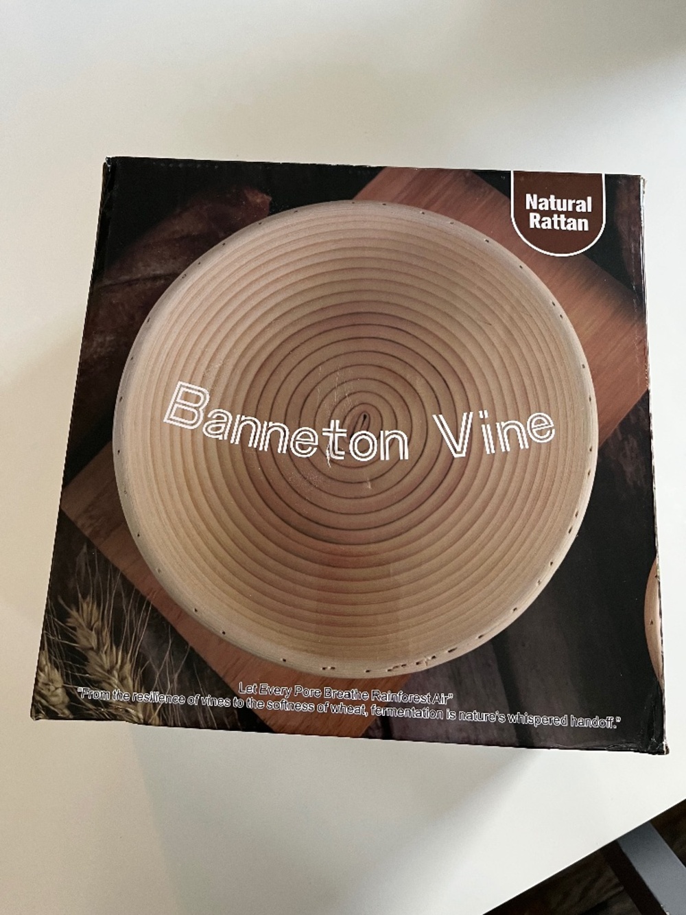 Banneton on Vine for Sourdough ! NEW! Never used !